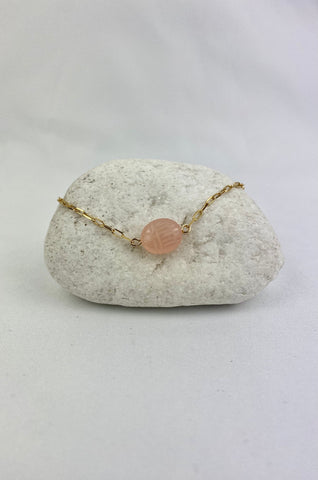 Cloélie Bijoux - Bracelet NOUR quartz rose