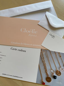 Carte cadeau Cloélie Bijoux